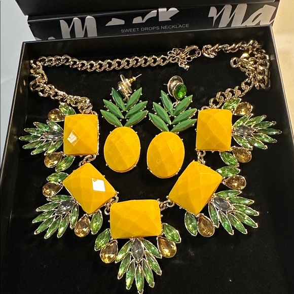 Avon Jewelry - mark. for Avon Sweet Drops Statement Necklace with Earrings
